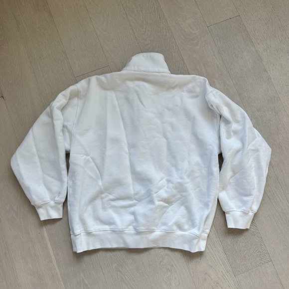 Aritzia TNA Cozy Fleece Boyfriend Polo Sweatshirt Size Large - Picture 4 of 4